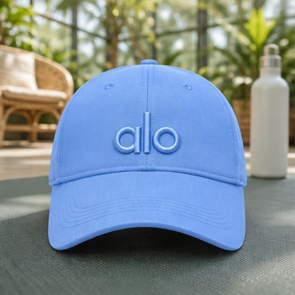 Alo Yoga Sky Blue Baseball Cap Tennis Golf Yoga Hat